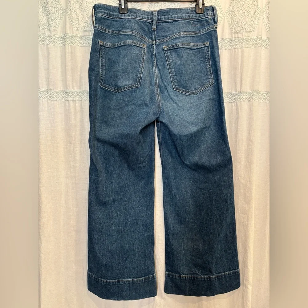 J. Crew Wide-Leg Trouser Jeans - Picture 2 of 8